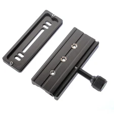 QR-120 120mm Clamp Adapter Bracket for QR Plate 1/4" PU-100 ARCA SWISS Tripod