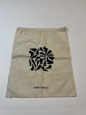 Isabel Marant Dust Bag Cream Cotton For Shoes Or Storage Bag