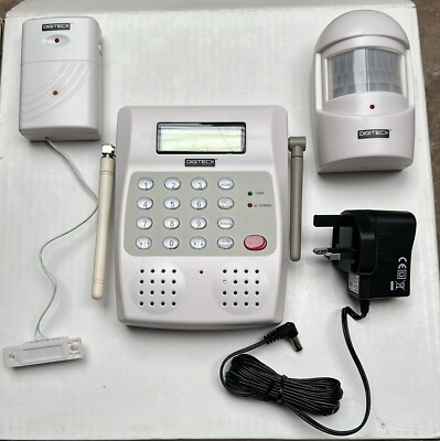 Digiteck T068RSK4 GSM Auto Dialer Kit - komplettes Sicherheitswarnsystem mit Fernbedienung