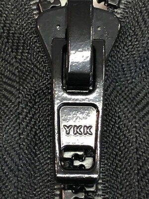 ZIP CLOSED END YKK BLACK ALL SIZES PLASTIC NO RUST NO 10 WEIGHT CHUNKY HEAVY UK