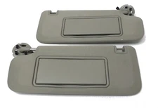 New OEM Sunvisor Set Grey Lighted Mirror 2014-2020 Lacrosse Malibu Verano Impala