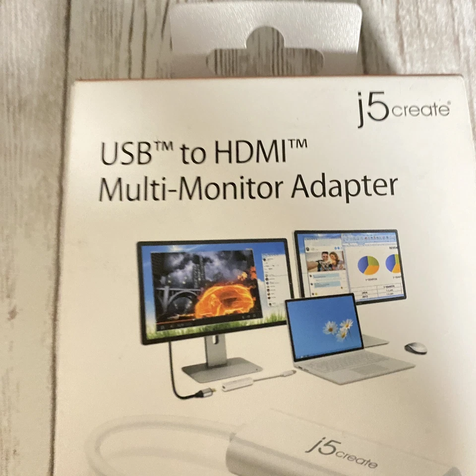 USB to HDMI Multi-Monitor Adapter- J5 Create Full HD 1080p New In Box - Image 2 of 3
