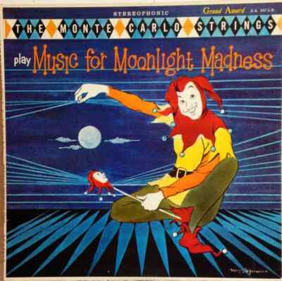 LP The Monte Carlo Strings Play Music for Moonlight Madness Grand Award Corp