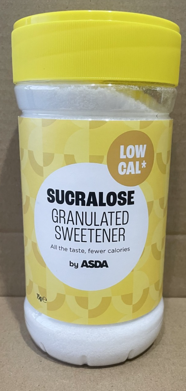 Sucralose Granulated Sweetener -all the taste, fewer calories / ASDA / FREE P&P