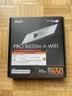 MSI PRO B650M-A WIFI AM5 Mainboard Micro-ATX DDR5 OVP unbenutzt Zubehör komplett