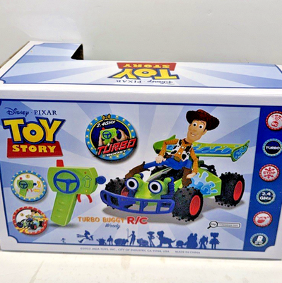 Disney Toy Story Turbo Buggy R/C Woody Remote Control Car New In