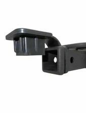 2 Black Hitch Receiver Cover Tow Trailer Tube Dustproof Plug Cap