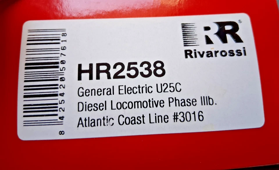 Rivarossi Pennsylvania GE U25C #6514 DCC ESU LokSound HO Scale Locomotive HR2535 - Image 3 of 3