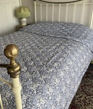 SHERIDAN Australia WILLIAM MORRIS HONEYSUCKLE Quilted Bedspread Cover single NWT