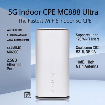 ENTSPERRTER ZTE MC888 ULTRA 5G WIFI 6 ROUTER - 2,7 GBPS -