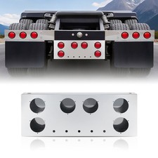 Stainless Steel Tail Light Panel For Semi Trucks Trailers 4.49