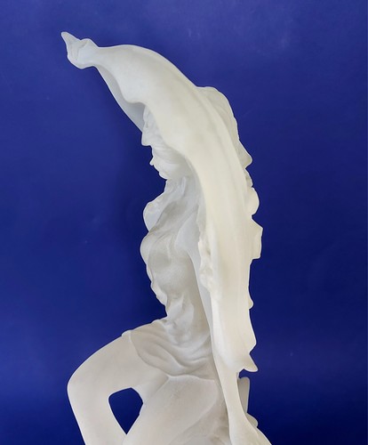 Vintage Plexiglas Art Deco Halbakt Fimale Figur - Bild 7 von 10