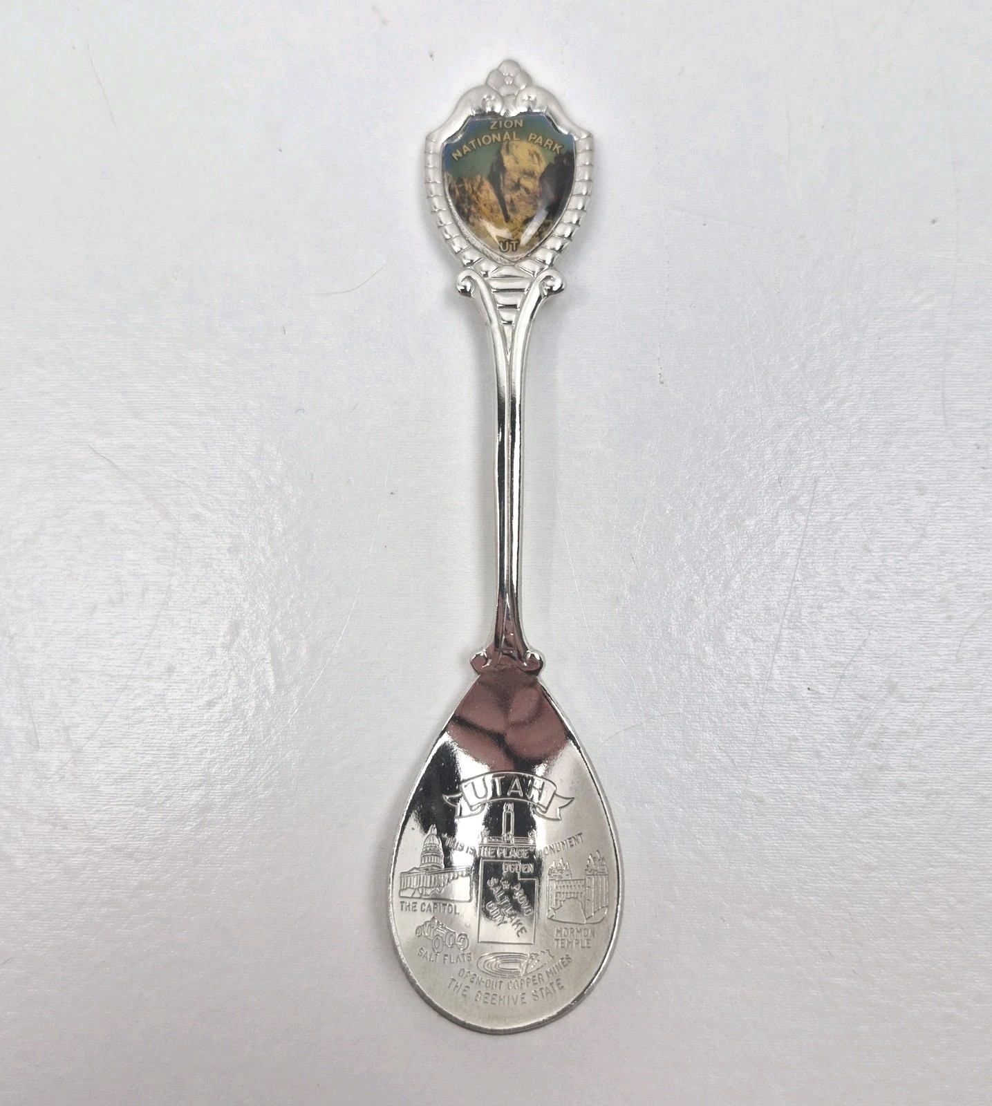 Vtg Lot Of 15 Souvenir Collector Spoons NATIONAL PARKS Unused Starter Set