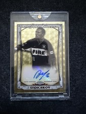 Marketplace image: Hristo Stoichkov 2025 Topps MLS Chrome 1/1 Superfractor All-Timers Auto