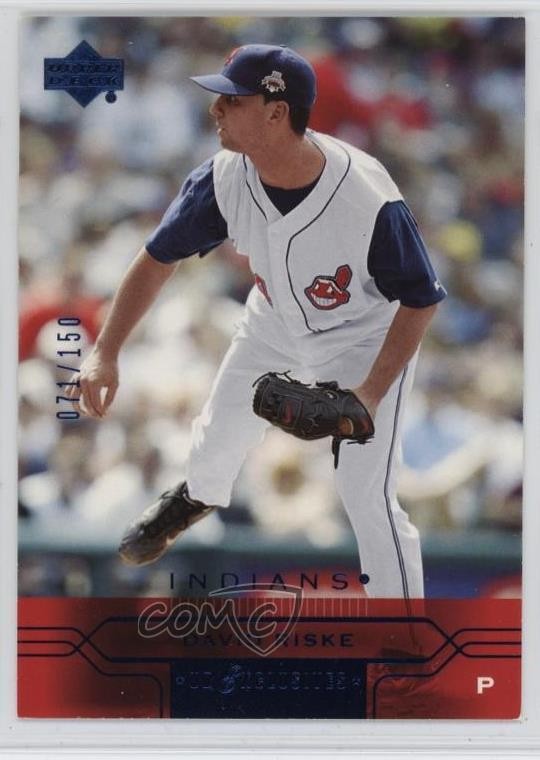 2005 Upper Deck Blue UD Exclusives /150 David Riske #336 1u5y