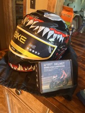 Ilm Full Face Dual Visor Motorcycle Helmet Wing Pinlock Comp Model 861a W Bt Ilm Full Face Dual Visor Motorcycle Helmet Wing Pinlock Comp Model 861a W Bt