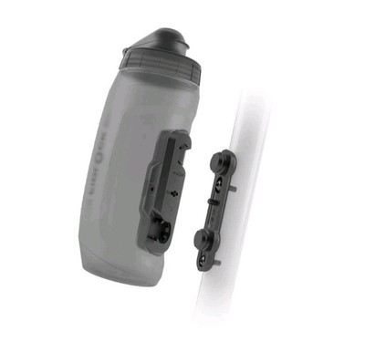 FIDLOCK Fahrrad Trinkflaschen Set TWIST inkl. bikeBase transparent 590 ml