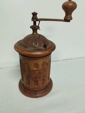 Antico macina caffè in legno e metallo marche 3 Spade inizio 900