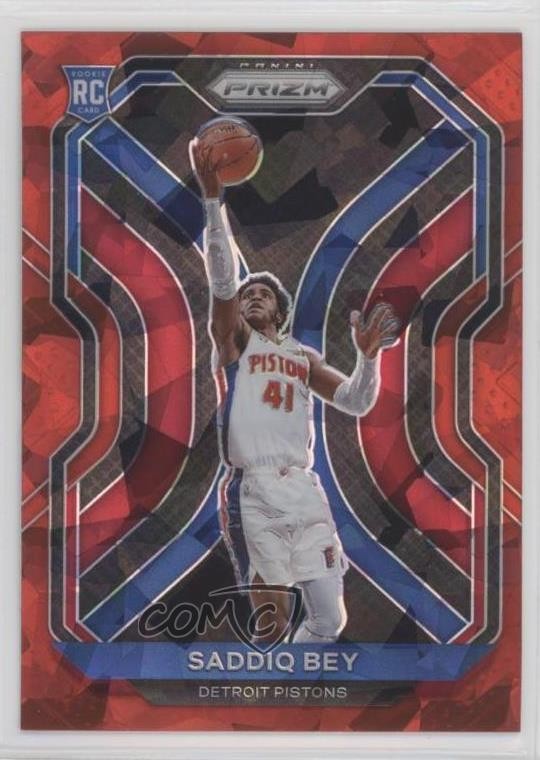 2020-21 Panini Prizm Red Ice Prizm Saddiq Bey #284 06vg