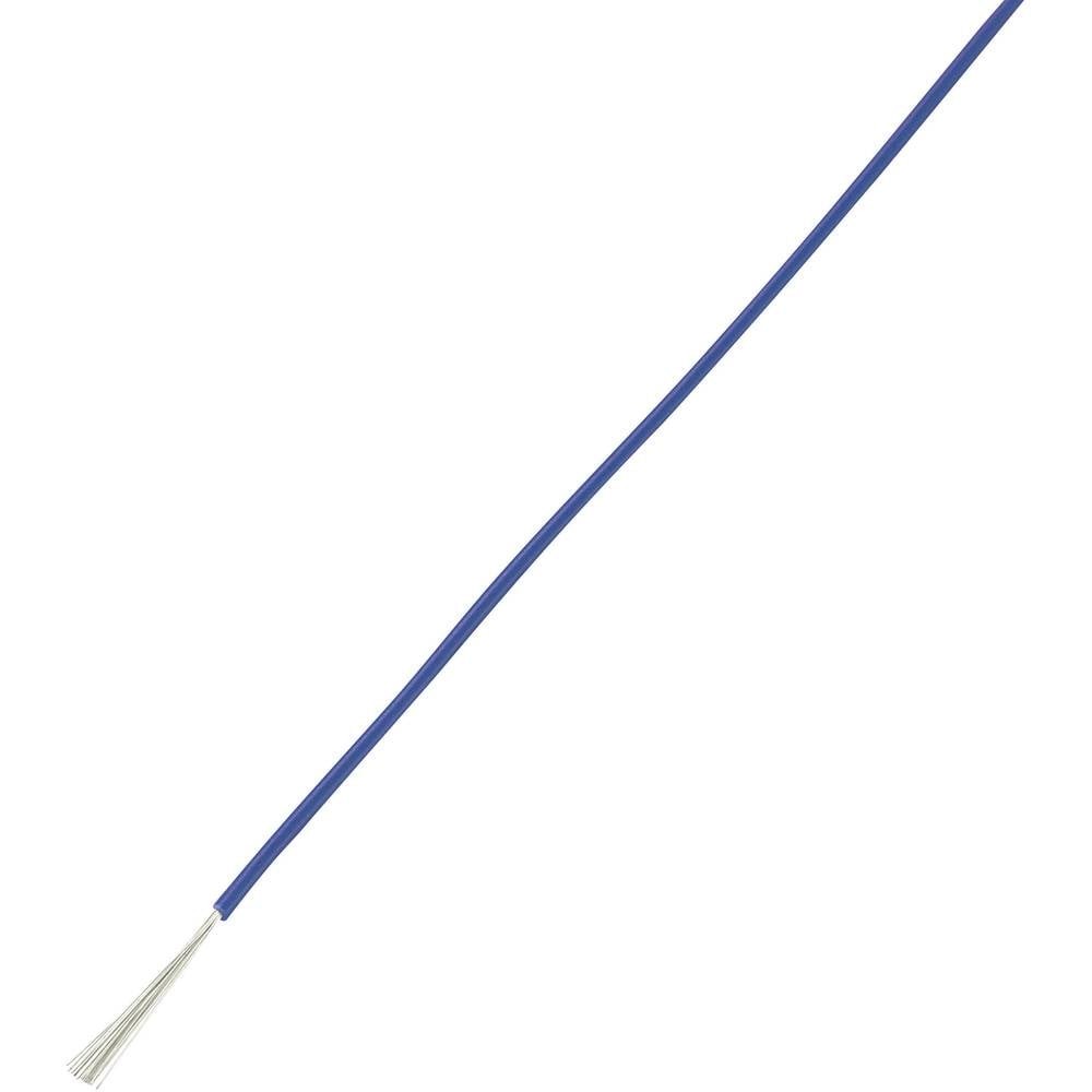 Fil de câblage LiY de 1.50 mm² TRU COMPONENTS bleu à isolation supérieure