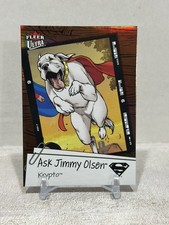 KRYPTO LC-21  2026 Fleer Ultra DC Superman ASK JIMMY OLSEN