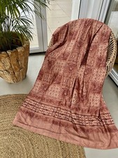 Bassetti Stoff BOLSENA R1 Rost Rot SATIN 250x120 Decke Läufer Vorhang Kissen Neu