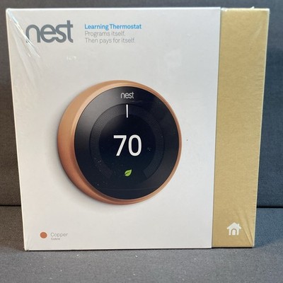 Nest 3rd Generation T3021US Learning Copper Programmable Thermostat