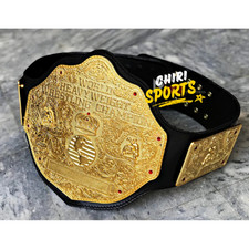 Big Gold World Heavyweight Championship Replica Belt 6MM Die Cast Plates Adult
