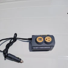 Everstart Maxx Power Inverter 140W 2 USB Plus 120 Outlet New 