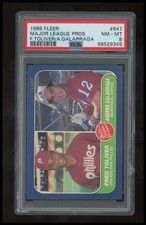 1986 Fleer #647 ML Prospects Andres Galarraga Rookie Baseball Card PSA 8 NM-MT. rookie card picture