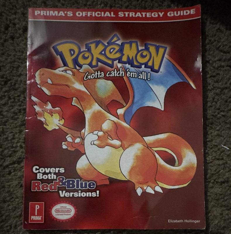Prima Games Official Pokémon Strategy Guide for Red Version w/ Charizard