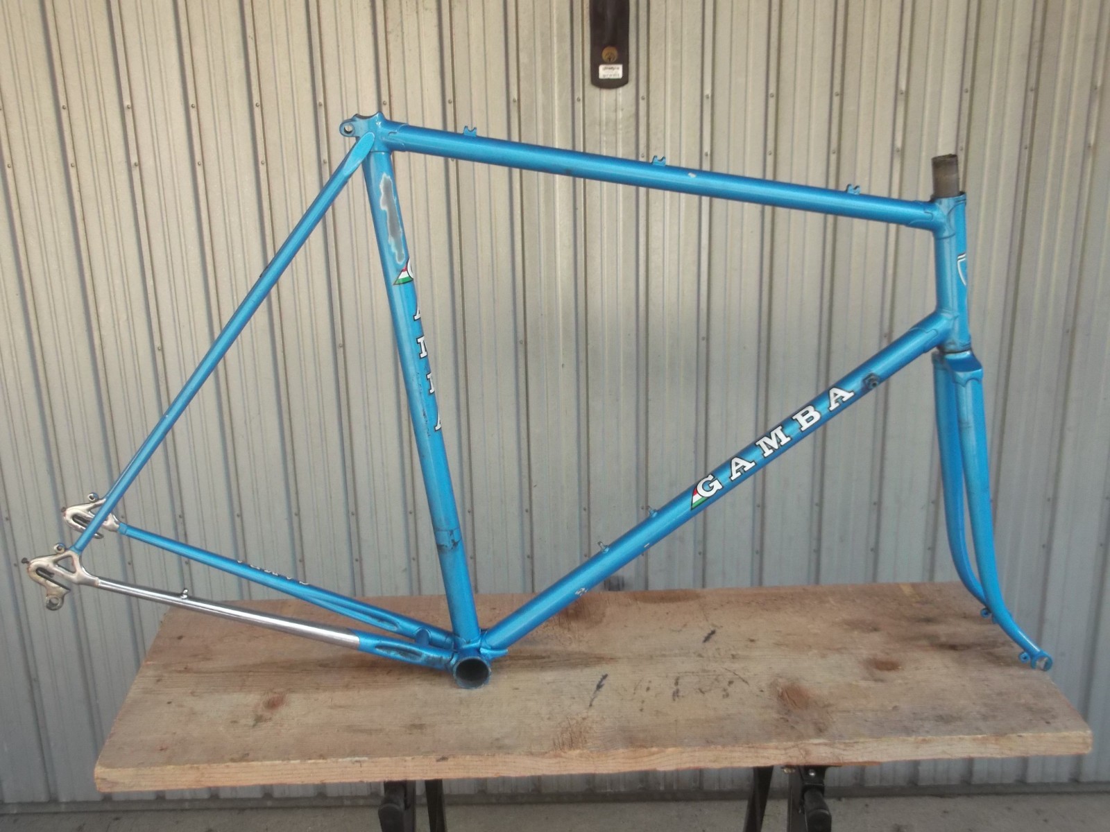 Telaio Corsa Bici Vintage Frame PROFESSIONAL ITALIAN GALMOZZI MASTERBUILD GAMBA