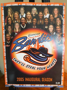 2005 Chicago Bandits Inaugural Season Program - Jennie Finch Rookie