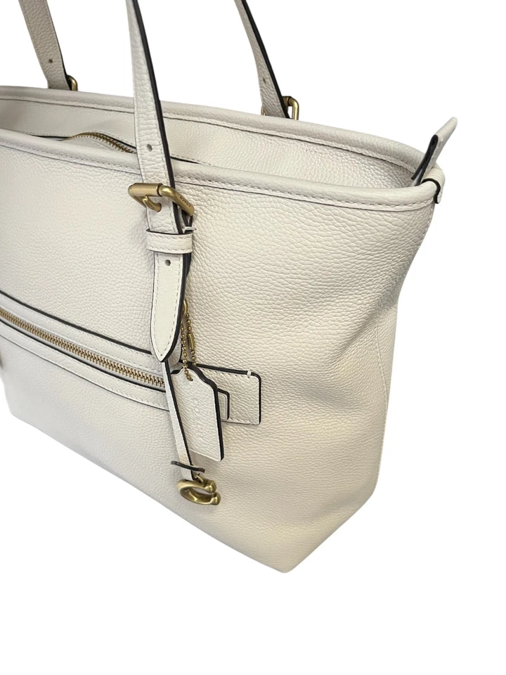 Bolso Taylor Coach para mujer de cuero granulado pulido con cubierta antipolvo nuevo Foto 3 de 4