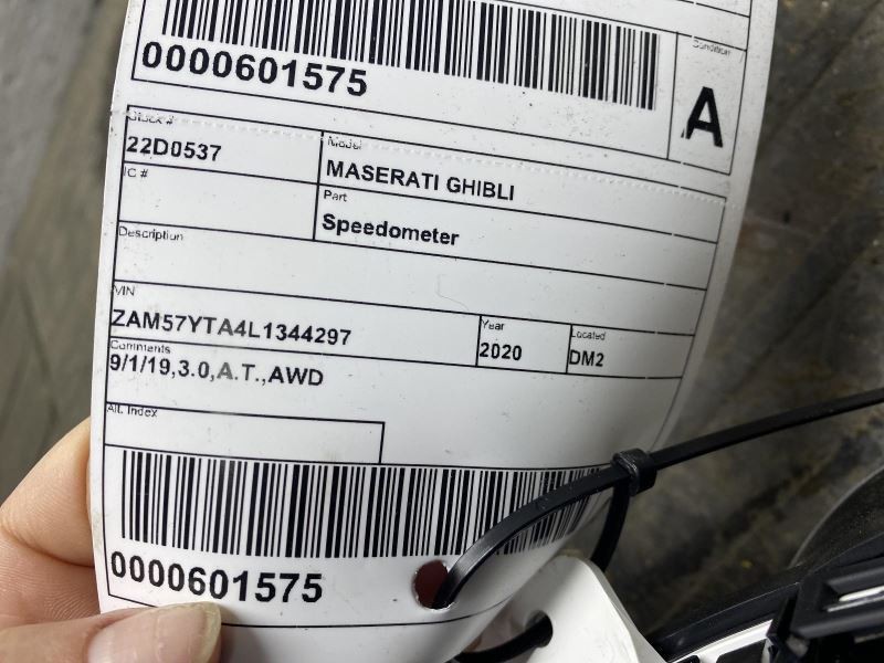 Maserati Ghibli 2020 Speedometer P/N 1670513
