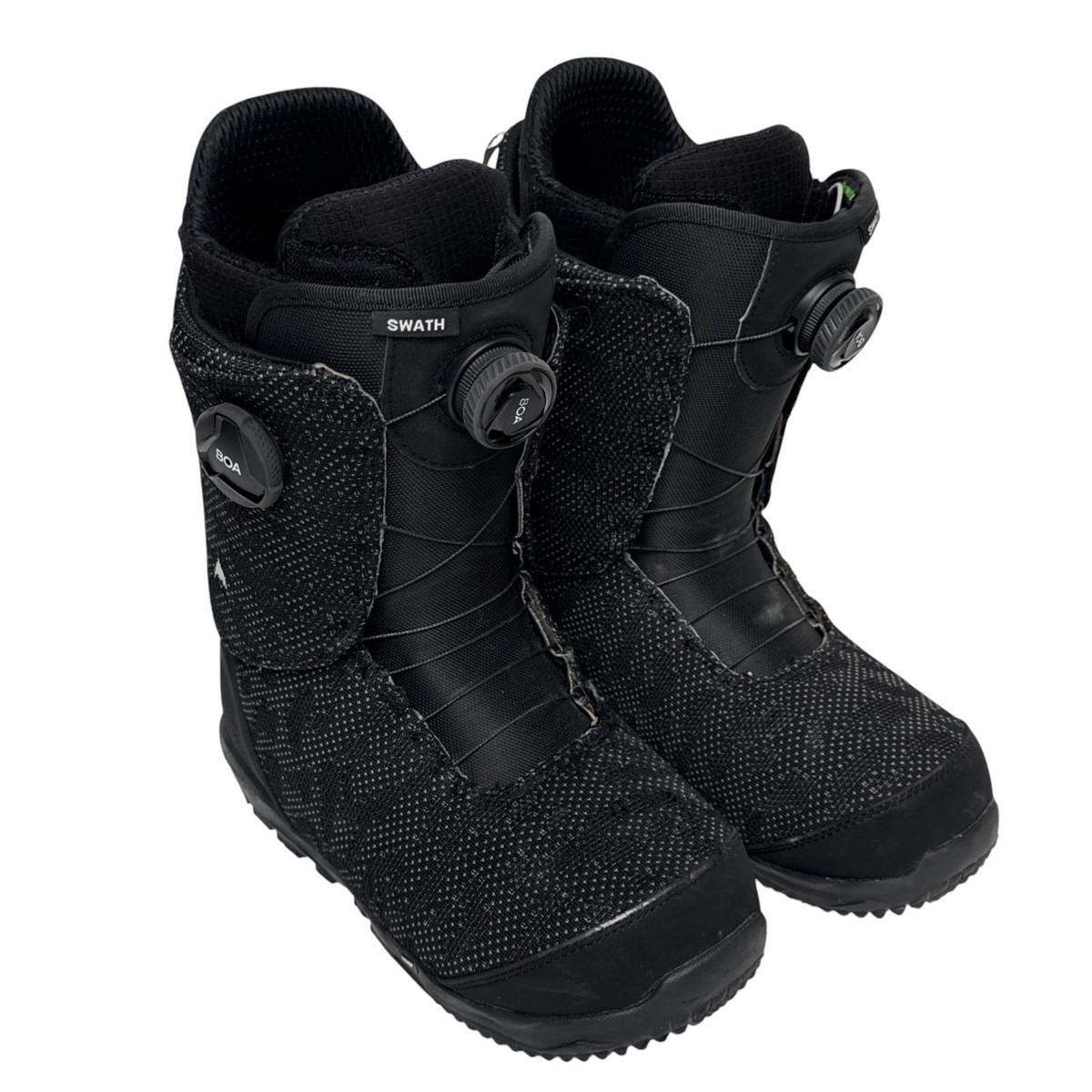 Burton Swath BOA Snowboard Boots Mens Size 9 Black Insulated And