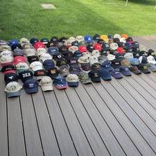 Vintage Lot Of 104 Trucker Hat Cap Strapback Company Advertising Promo Camo L14