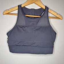 ZYIA Active Slate Gray Racerback Sports Bra | One More Rep | Size M