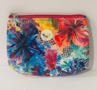 Roxy Quicksilver Vintage Cosmetic Bag Pouch Excellent Condition FREE POSTAGE
