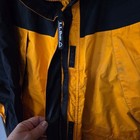 Vintage 1990's L.L. Bean Mountain Guide Gore-tex Shell Jacket Black & Yellow PL — photo 3