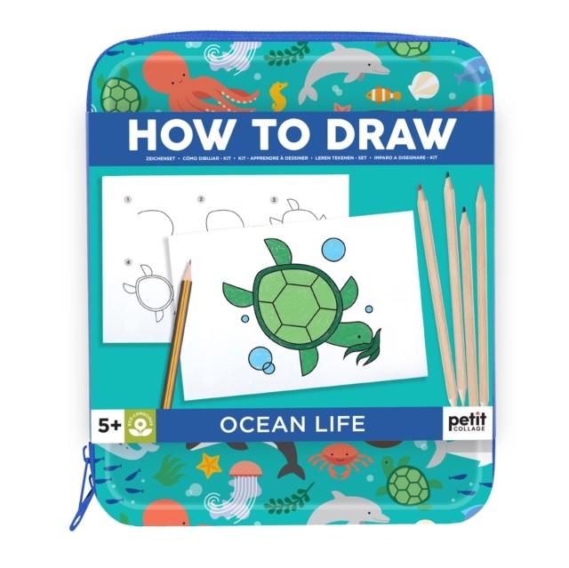 How to Draw Ocean Life by Petit Collage (Kit)