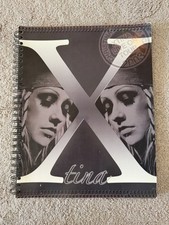 Christina Aguilera Stripped Tour Book Program Spiral Bound Rare Xtina