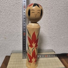 Japanese Traditional Kokeshi Doll Vintage Wooden Handmade Decorative 44/4