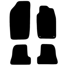 For Peugeot 206 CC 2000-2008 Tailored Car Mats Custom Fit Anti Slip Heel Pad
