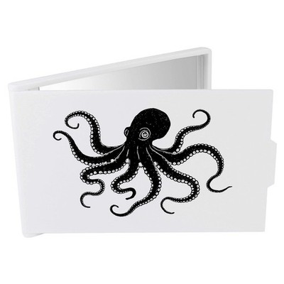 ''Happy Octopus'' Kompakt-/Reise-/Taschen-Schminkspiegel (CM00046347)