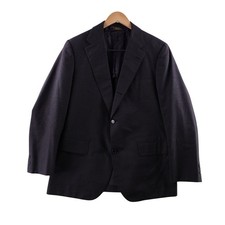Brooks Brothers Makers Brooks Blend Suit Jacket Men's 41R Dark Gray Wool Blend