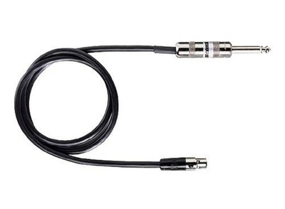 Shure WA302 Gitarrenkabel Klinke/Mini XLR für Bodypacks 0,7 m Klinkenkabel Kabel