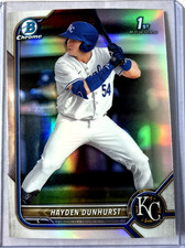 Refractor- 2022 Bowman Draft #BDC-44- Hayden Dunhurst Rookie Rc
