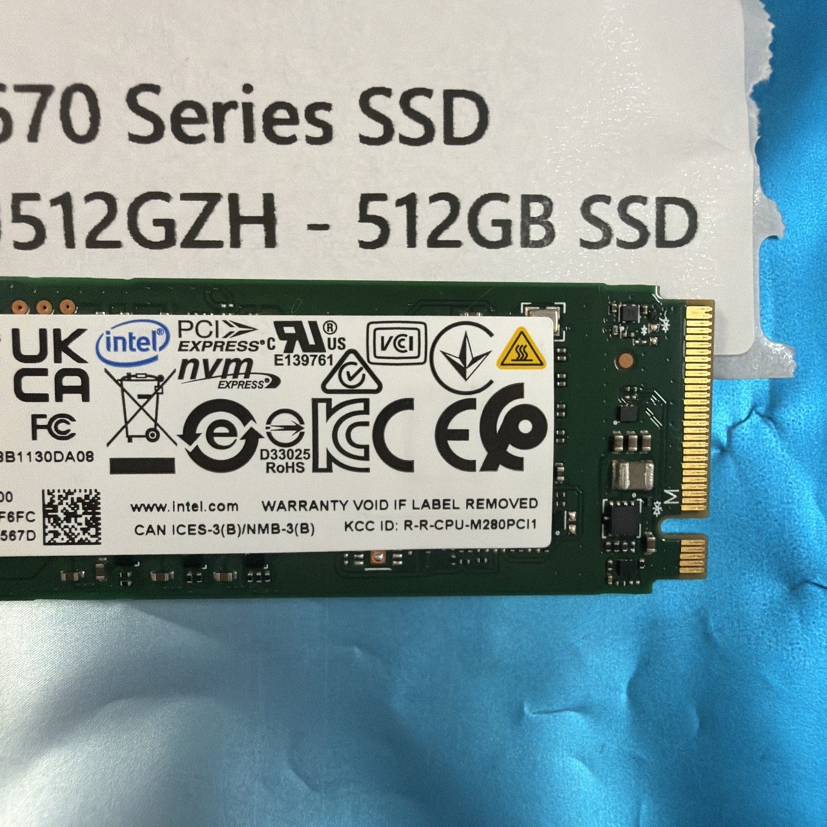 Intel 670 Series SSD - SSDPEKNU512GZH - 512GB SSD | eBay
