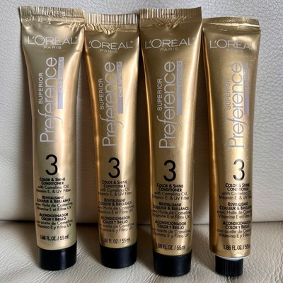 L'Oreal Superior Preference 3 Color & Shine Conditioner Set of 4